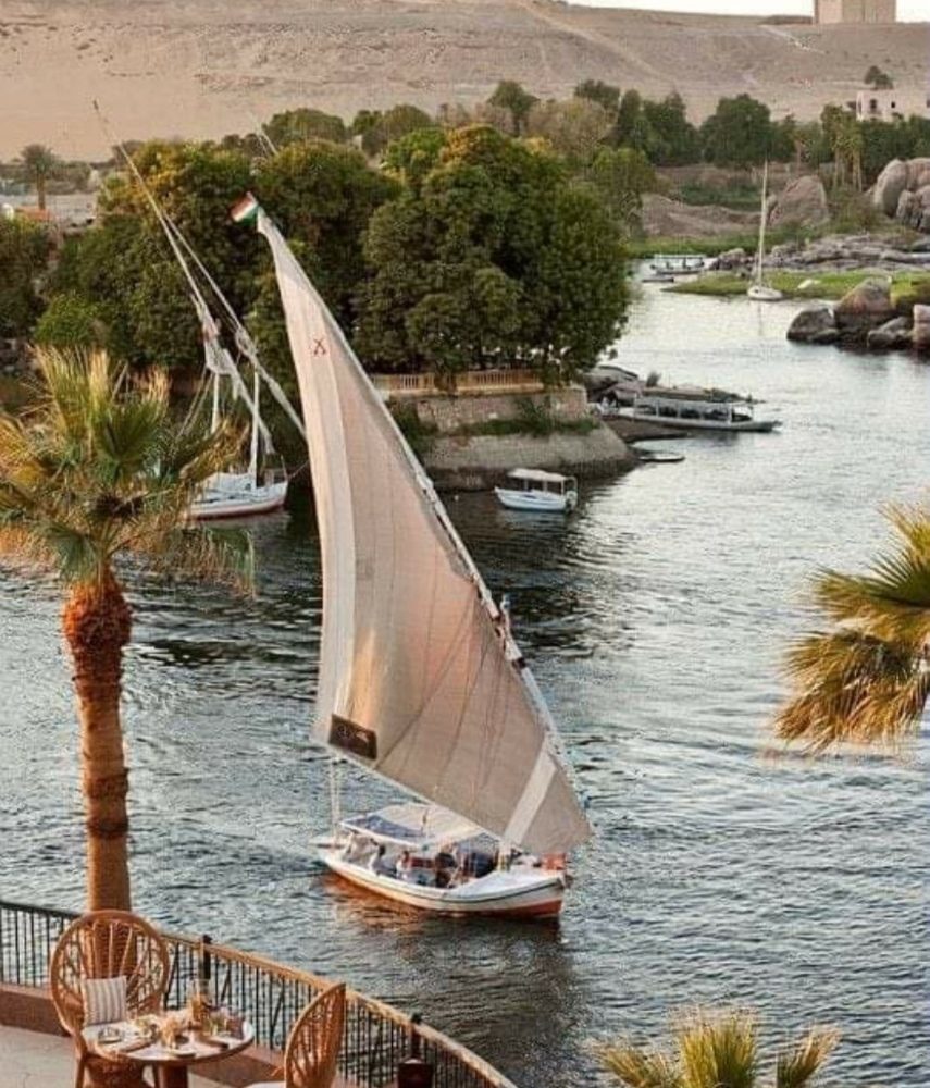 Nile View Room at Sofitel Legend Old Catarat Hotel in Aswan