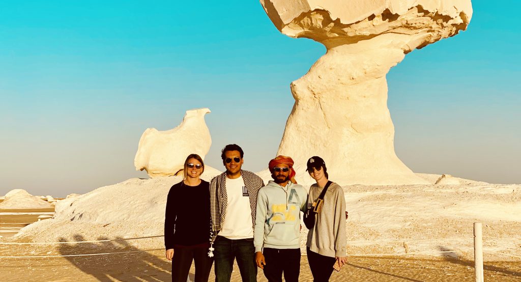 White Desert Bahariya Oasis Kemet Travel Clients Rock Formation
