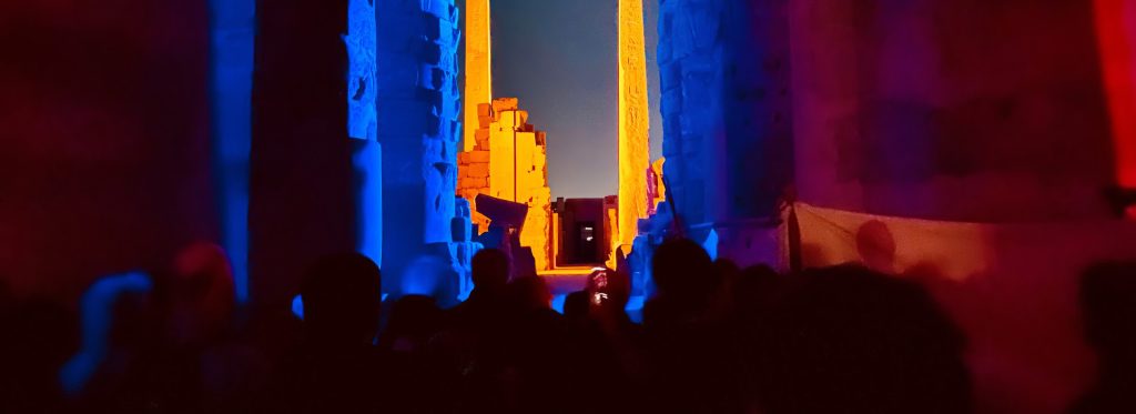 Light Show at Karnak Temple